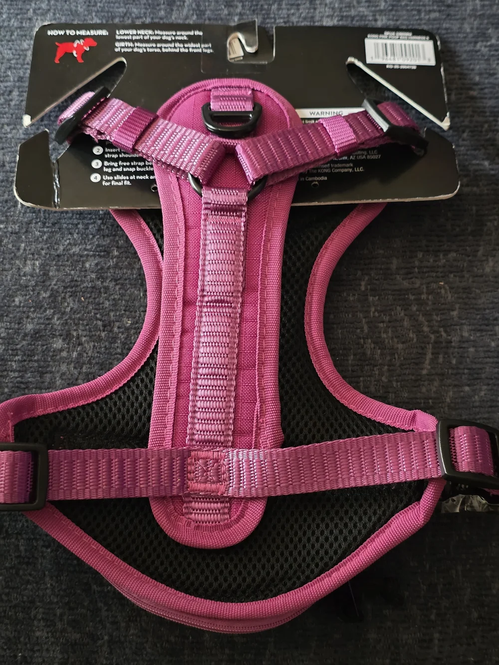 KONG Pink Waste Bag Dog Harness - Small Nwt
